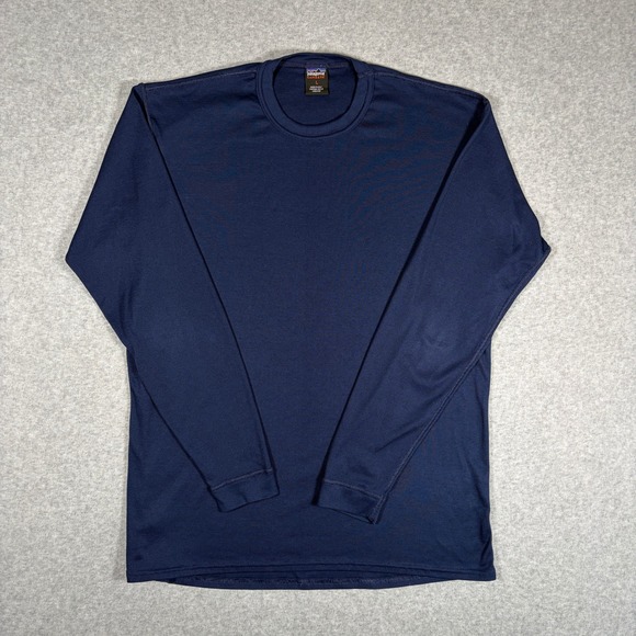 Patagonia Other - Patagonia Capilene Shirt Mens Large Blue Vintage 90s 1998 USA Made Long Sleeve